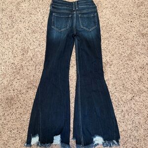 Youth Girls Flared Denim Jeans 8